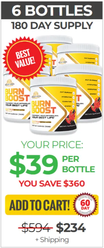 Burn Boost - 6 Bottles